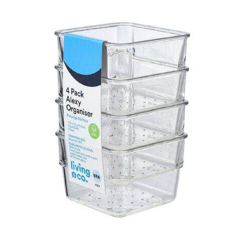 Living & Co Alexy Drawer Organiser 7.5cm x 7.5cm x 5.4cm 4 Pack