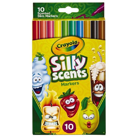 Crayola Washable Super Tips with Silly Scents, 50 per Box, 2 Boxes | BIN585050-2