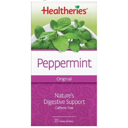 Healtheries Peppermint Tea 20 Pack Green Mid
