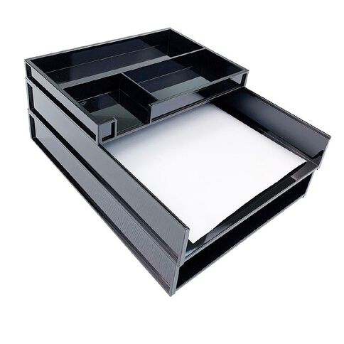 WS Desk Set Black 3 Pack