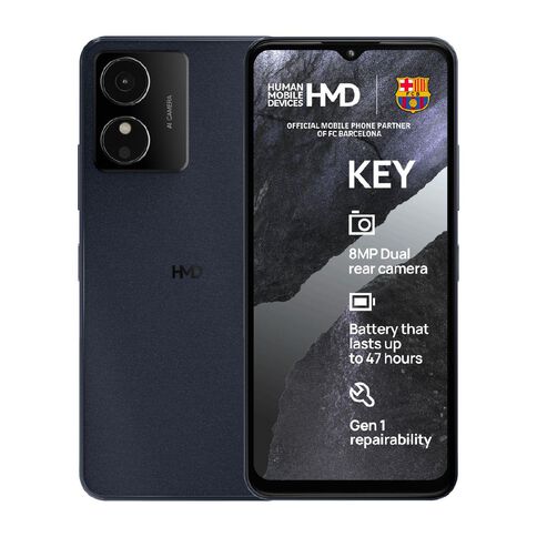 HMD Key Locked with Spark + Skinny SIM Midnight Black