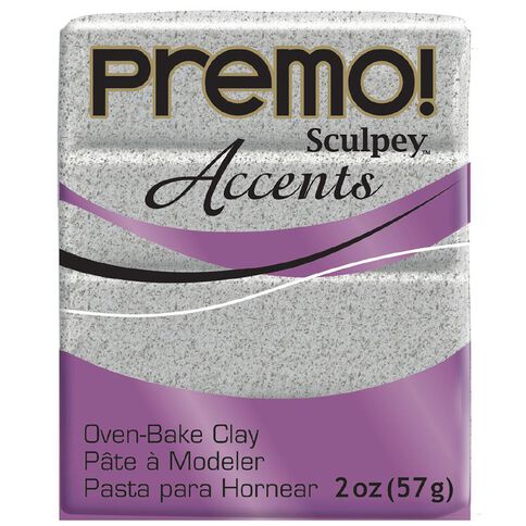 Sculpey Premo Accent Clay 57g Granite Grey