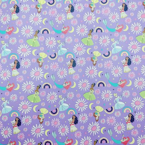 Disney Princess Book Covering Purple Mid