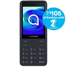 2degrees TCL OneTouch 4042S Bundle Dark Night Grey