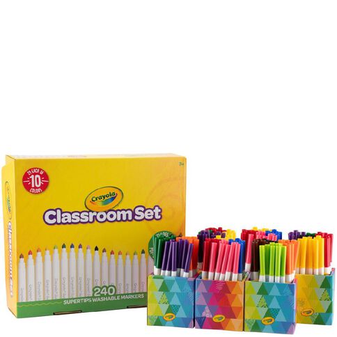 Crayola 240 Pack Supertips Marker Classpack