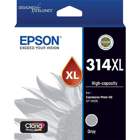 Epson Ink 314XL Light Grey Ink Claria Photo HD (4000 Pages)