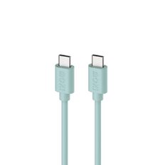 Moki USB-C to USB-C SynCharge Cable 1m - Pastel Green