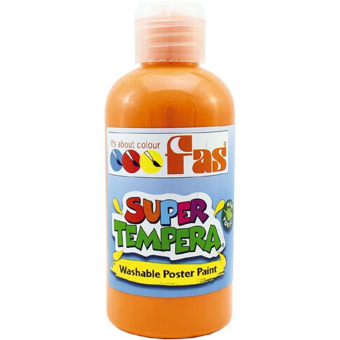 FAS Paint Super Tempera 250ml Orange Mid