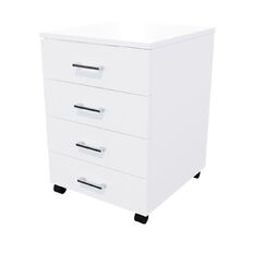 Zealand 4 Drawer Mobile White