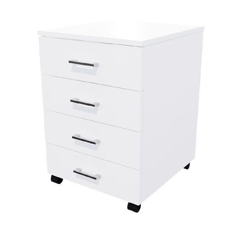 Zealand 4 Drawer Mobile White