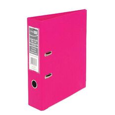 ColourHide Linen Lever Arch File Fc Pink