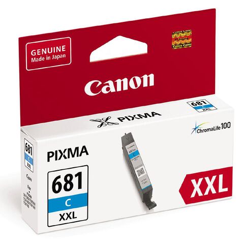 Canon CLI-681XXL Ink Cyan (800 Pages)