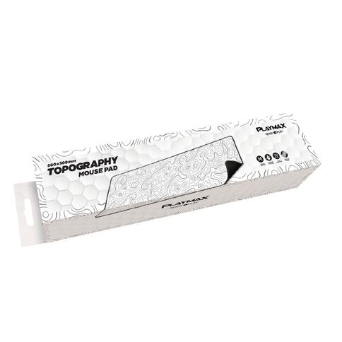 Playmax Topography X2 Mouse Mat White
