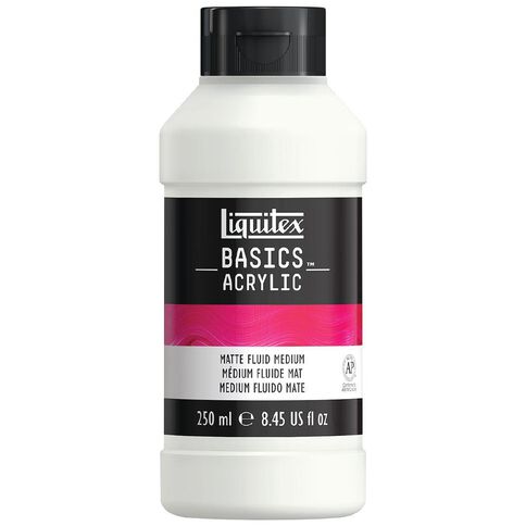 Liquitex Basics Acrylic 250ml Matte Fluid Medium