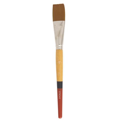 Princeton Snap Brush Short Handle Taklon Stroke 1 Gold