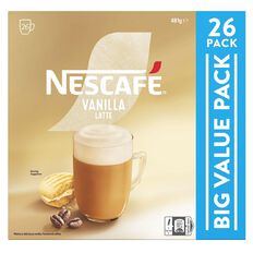 Nescafe Coffee Sachets Vanilla 26 Pack
