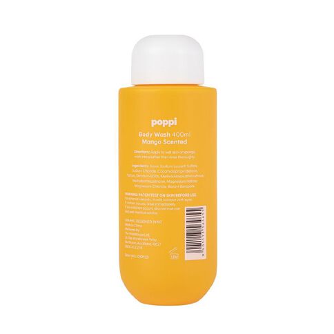 Poppi Body Wash Mango 400ml