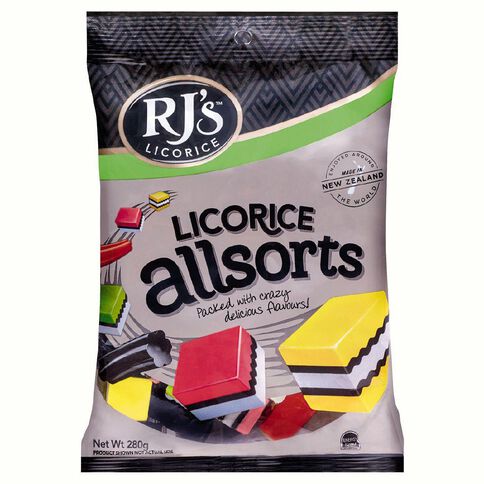 RJ's Licorice Allsorts 280g