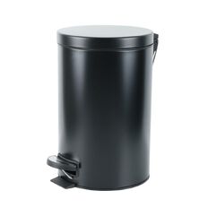 Living & Co Pedal Bin Black 12L