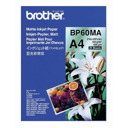 Brother Photo Paper BP60MA Matte 145gsm A4