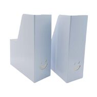 WS Basic Magazine File 2 Pack White WS Basic Magazine File 2 Pack White