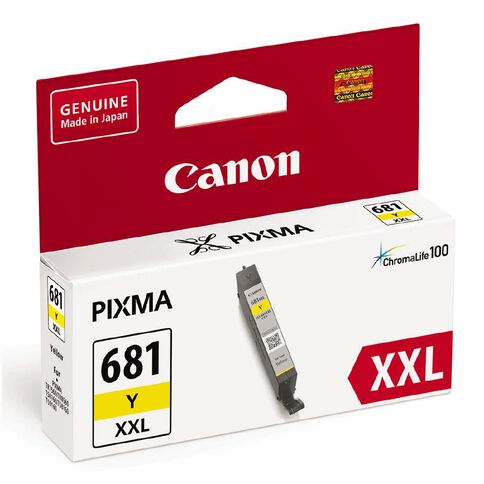 Canon CLI-681XXL Ink Yellow (800 Pages)