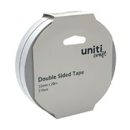 Uniti Double Sided Tape 12mm x 20m 2 Pack