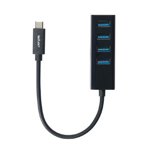 Tech.Inc USB-C 4 Port USB Adapter