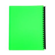 WS Clearbook Refillable 20 Leaf Green