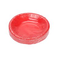 Party Inc Plate 18cm Red 20 Pack