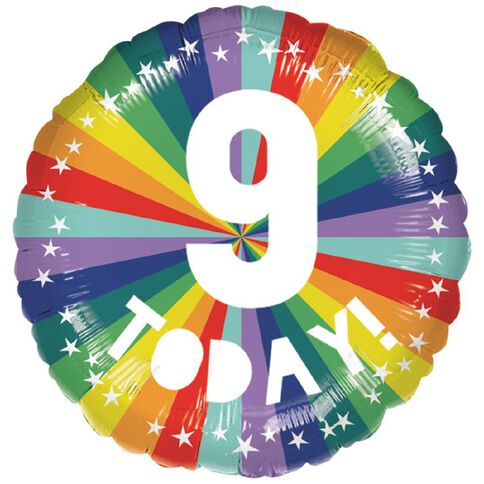Amscan 45cm Standard Rainbow 9 Today