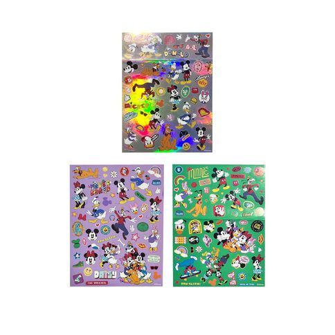 Mickey Mouse Sticker Sheet 3 Pack