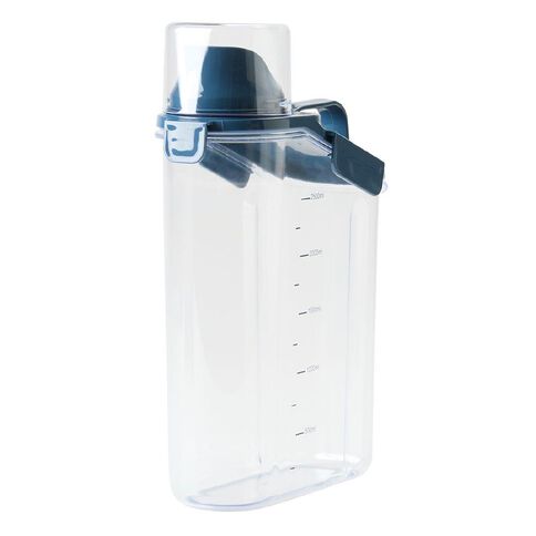 Living & Co Dispensing Container with Measuring Cup Clear 2.5L Living & Co Dispensing Container with Measuring Cup Clear 2.5L