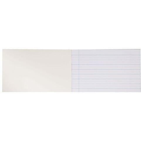 WS Exercise Book 1B2 7mm/14mm Ruled 24 Leaf Red Mid