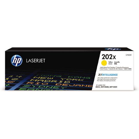 HP 202X LaserJet Toner Yellow (2500 Pages)