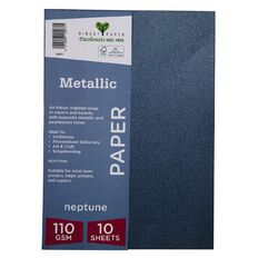 Direct Paper Metallic 110gsm Neptune A4 10 Pack