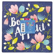 Artwrap Printed Napkins Bon Appetit 2-ply 33cm x 33cm 20 Pack