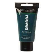 Reeves Fine Acrylic Paint Viridian 75ml