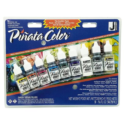 Jacquard Pinata Colour Alcohol Ink Overtones Exciter 9 Pack
