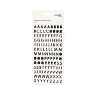 Uniti Mini Foam Alpha Stickers Black