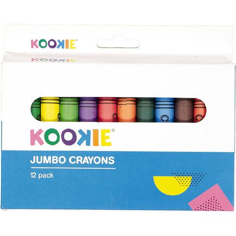 Kookie Jumbo Crayons 12 Pack
