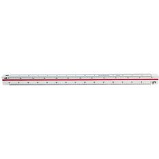 Standardgraph 9410 Tri Scale Ruler Engineer Clear