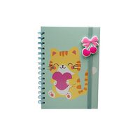 Uniti Kids Playful Simplicity Spiral Cat A5 Notebook