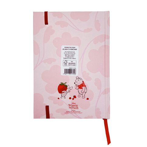Winnie the Pooh 2026 Week To Date Diary Pink A5