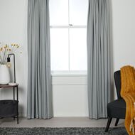 Living & Co Metro Curtains Grey 150-230cm Wide/205cm Drop