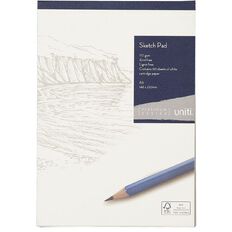 Uniti Platinum Sketch Pad 110gsm A5 60 Sheets