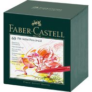 Faber-Castell India Ink Pitt Artist Pens Studio Box of 60