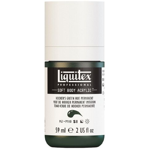 Liquitex Soft Body Acrylic 59ml Hookers Green Hue S1