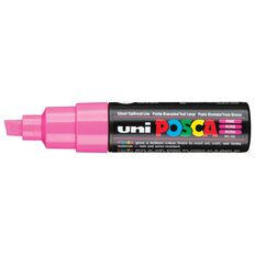 Uni Posca Marker 8.0mm Chisel Pink