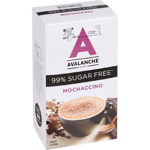 Avalanche 99% Sugar Free Mochaccino 10 Pack